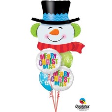 Bukiet 100 Smilinâ€™ Snowman Qualatex #19040 54145-2 60131-2